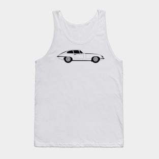 E-Type 60's Black Outline Tank Top